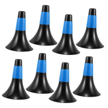 Basketball Training Cones 8 Pack Plastic Construction Cones With Storage Bucket Versatile For Boys And Girls Soccer
