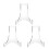 (B) Sturdy And Stable Structure Display Easels For 3 Pack Clear Plate Stands Ideal For Tea Cake Showcasing - Jz 1