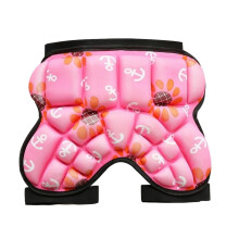 Skiing Protective Padded Shorts Kids One Size Pink Hip Protection Butt Protection Ski Snowboard Roller Skating Gear