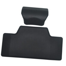 2Pcs Shockproof Back Rest Pad For Motorcycles Durable PU Cushion Passenger Comfort Trunk And Backrest Support