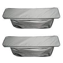Canoe Inflatable Boat Seat Storage Bag 2-Pack With Padded Seat Cushion Seat Bag Cushion