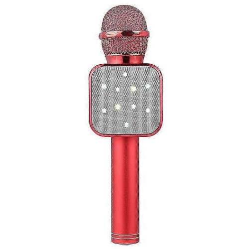 (Red) WS-1818 LED Light Flashing Microphone
