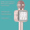 (Pink gold) WS-1818 LED Light Flashing Microphone 5