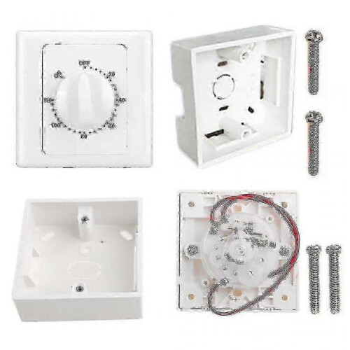 (120min) Automatically Power Off Timer Switch with Mechanical Minutes Countdown 1
