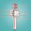 (Pink) WS-1818 LED Light Flashing Microphone 3