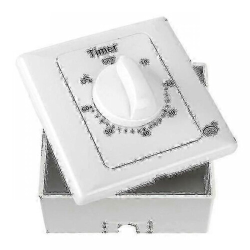 (120min) Automatically Power Off Timer Switch with Mechanical Minutes Countdown 2