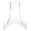 (D) Sturdy And Stable Structure Display Easels For 3 Pack Clear Plate Stands Ideal For Tea Cake Showcasing - Jz 5