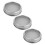 3 Mason Jar Deckel 7,00 X 7,00 X 1,00 Cm Silber 1