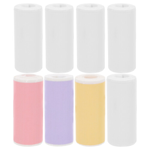 8 Bedruckte Mini- Aus Thermopapier