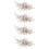 4 Hochzeitskopfschmuck Mit Perlen Haarkamm Set 9