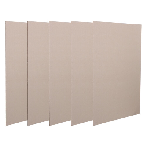 5 Pcs Gray Cardboard Grey Double Sided Paperboard Child