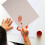 5 Pcs Gray Cardboard Grey Double Sided Paperboard Child 5