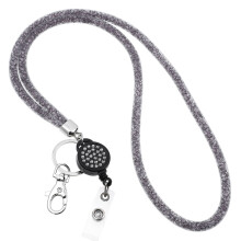 Fishnet Rhinestone Lanyard Name Card Halter Aus Harz