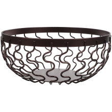 Wire Fruit Basket Coffee 1 9,43 X 9,43 X 4,13 Zoll