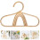 2Stk Rattan Kinder Kleiderbügel Set 11