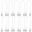 Curtain Holdbacks Quaste Anhänger Grau Polyester 10er Set 3