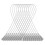 Curtain Holdbacks Quaste Anhänger Grau Polyester 10er Set 8