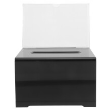 Acryl Kartenhalter Schwarz Großes Fassungsvermögen Für Büro
