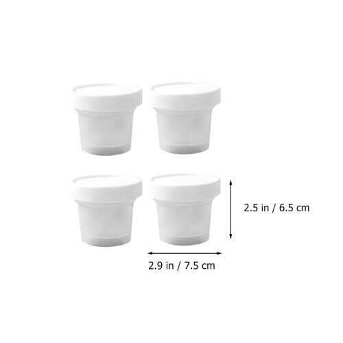 20Stk 100Ml Dessertbecher Mit Deckeln Snack Schüsseln 1