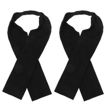 2-Pack Armmouwen Voor Vrouwen, Miss Woman, Zwart