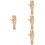 4 Stuks Flexibele Scharnier Handmodel Pop 8