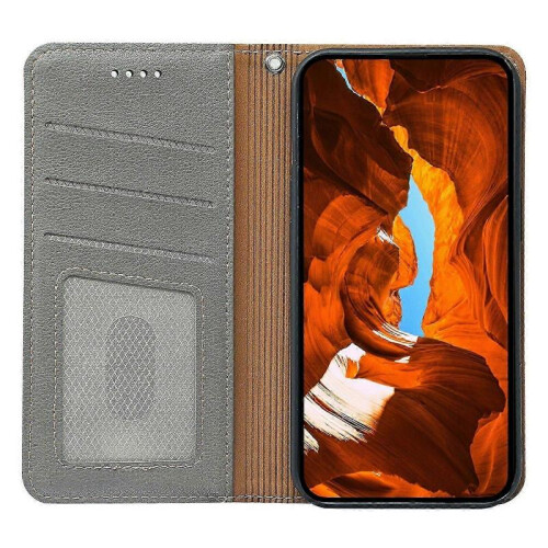 (Grey) For OnePlus 13 Case Wallet Leather Phone Cover Strong Magnetic Closure 1