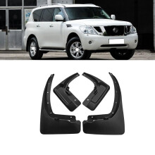 Car Mud Flaps For Nissan Armada Y62 2011-2021 Front And Rear Splash Guards - 4 Pcs Custom Protection