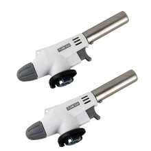 Blow Torch 2-Pack, Kitchen Butane Torch With Adjustable Flame, Culinary Cooking Torch For Home, Baking, Camping, BBQ