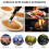 Blow Torch 2-Pack, Kitchen Butane Torch With Adjustable Flame, Culinary Cooking Torch For Home, Baking, Camping, BBQ 5