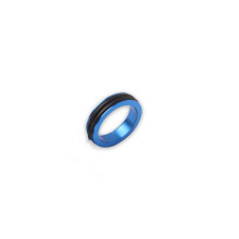 Aluminum Alloys Fishing Line Pulling Rings-Blue size 4
