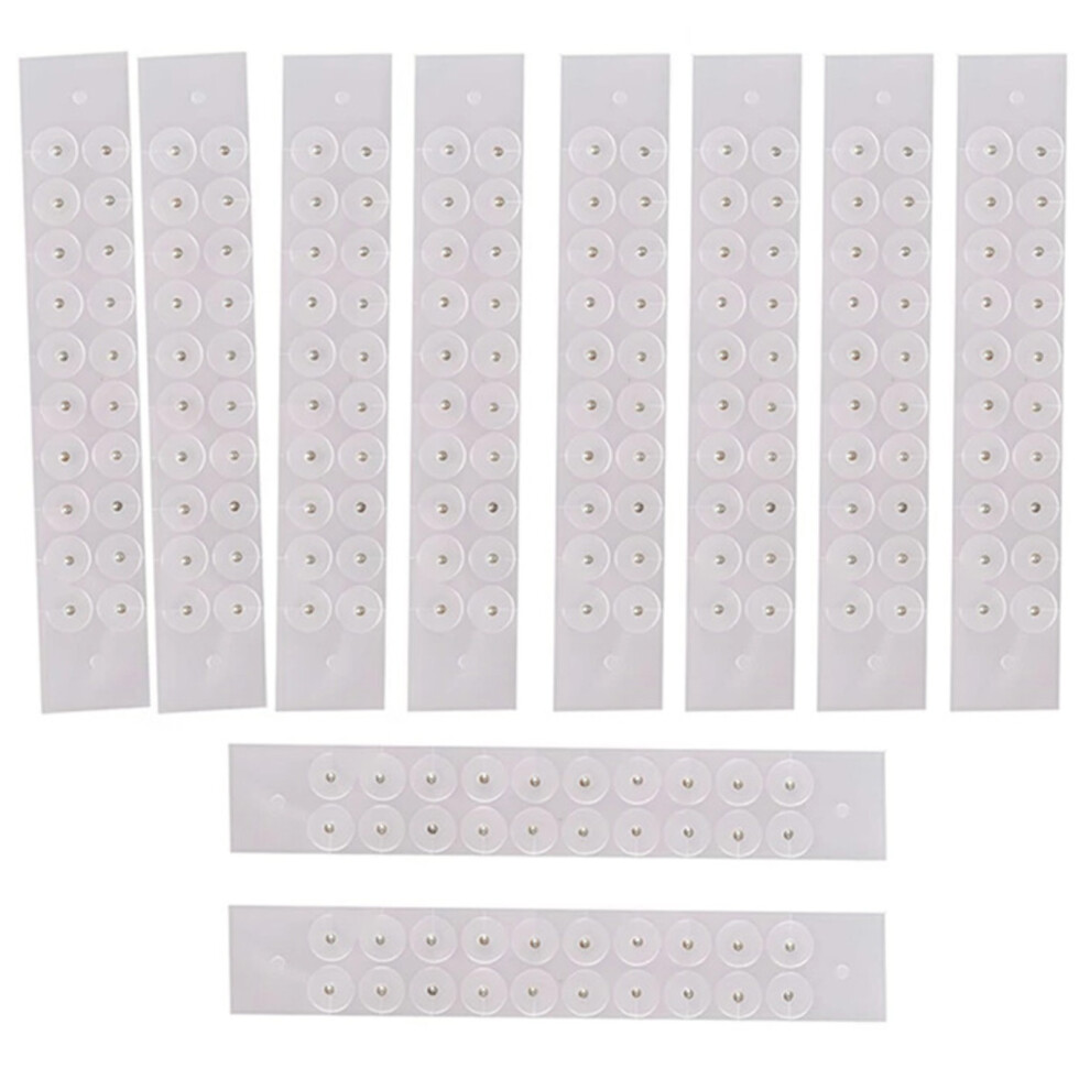 Silver 200Pcs Disposable Ear Sticker Acupunctures Beads Ear
