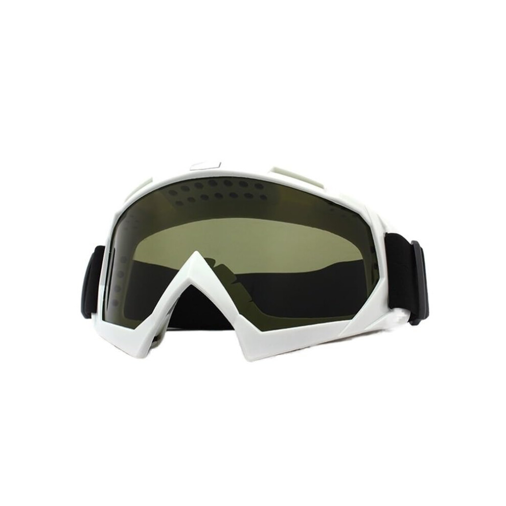 Motorbike Goggles Unisex Snowboard Mask Snowmobile Ski Goggles Windproof Safety Motocross Dirt Bike Glasses Black 9084446367232