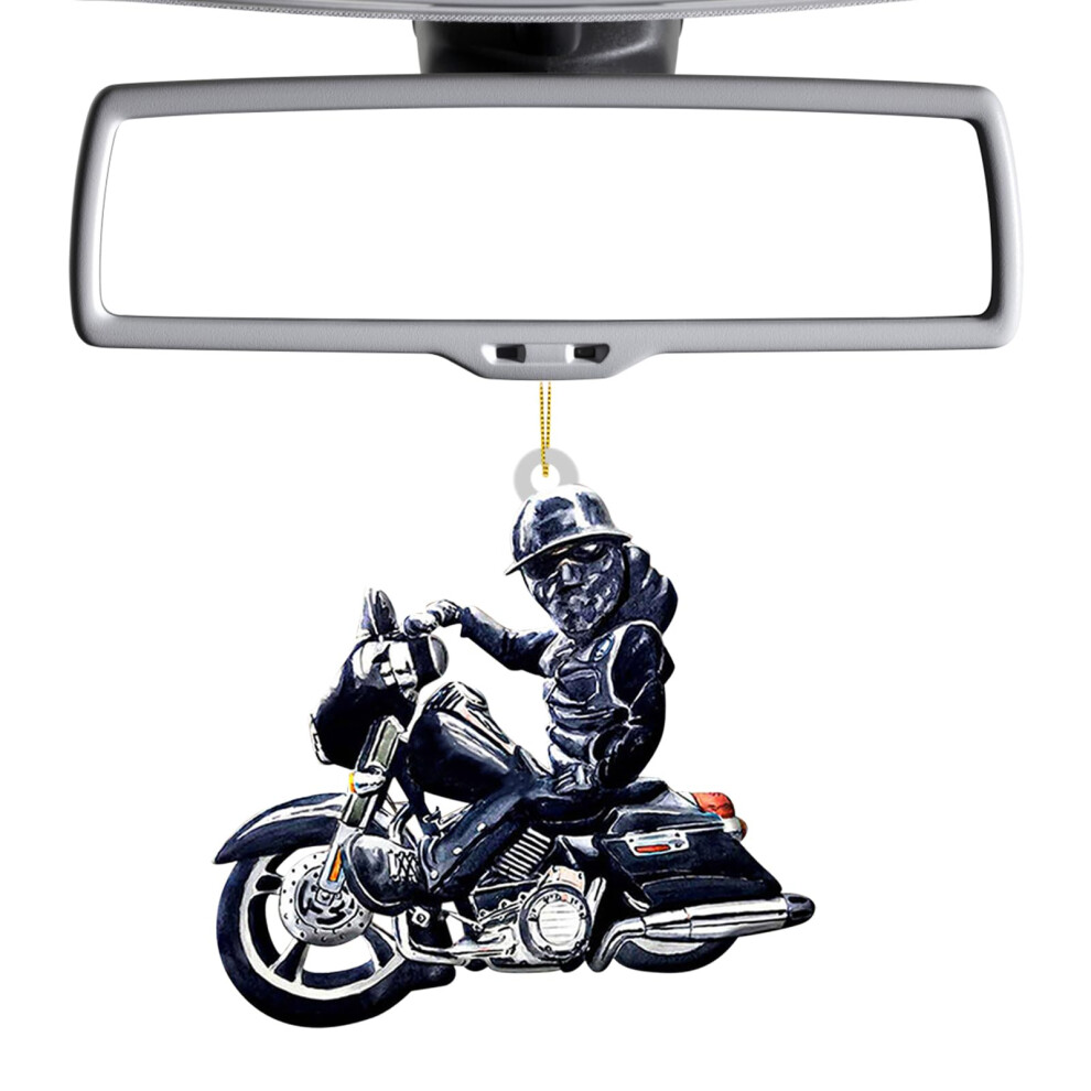 Halloween Car Ornament 2D Acrylic Car Pendant XX-Large Rearview Mirror Accessories Car Interior Decor 9393856287642