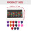 3 Sets Gitarrensticker Mit Plektren Und Schildpapier Einfach 2
