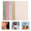 Glitzer Bastelpapier Glänzende Bunt 5er Pack 3