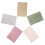 Glitzer Bastelpapier Glänzende Bunt 5er Pack 6