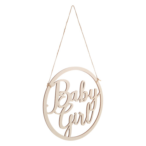 Hölzernes Baby Schild Geschlechtsenthüllung Party
