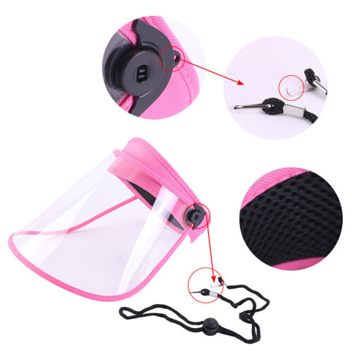 Pink Cap Schutzhut Mit Gesichtsabdeckung