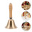 3Stück Massive Messing Handglocke Mit Holzgriff 11