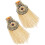 2 Schulterpatch Handgemachte Epauletten Quasten Strassstein 9