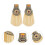 2 Schulterpatch Handgemachte Epauletten Quasten Strassstein 3