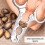 Nut Opener Cracker Pliers - Heavy Duty Nut Shell Cracker For Pecans And Walnuts, Seafood Scissor-Style Tool 5