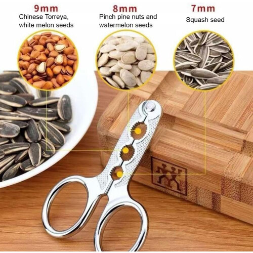 Nut Opener Cracker Pliers - Heavy Duty Nut Shell Cracker For Pecans And Walnuts, Seafood Scissor-Style Tool 2