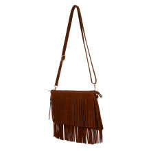 Vintage Retro Satteltasche Aus Polyester Hellbraun Aufbewahrung