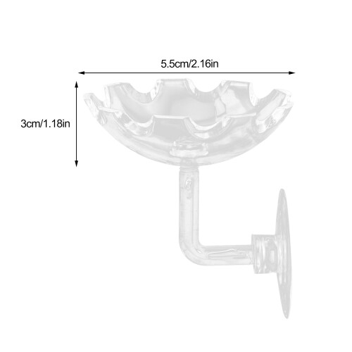Futterteller Für Garnelen Kleines Aquarium Schale Transparent 1