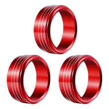 3Pack Rot Eloxierter Aluminium Sitz Arona Zubehör Für Autos