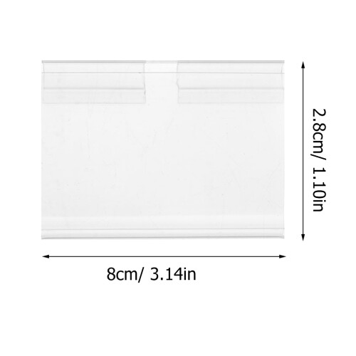 20 Schilderständer Display Zubehör Preisschild 8,00x2,80x2,80 cm 2