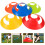 25St Farbenfrohe Sporttrainingshütchen Multifunktionale Absperrung 9