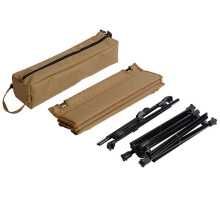 Camping Table Aluminium Alloy Portable Folding Table With Carry Bag Outdoor Patio Travel Picnic Wolf Brown