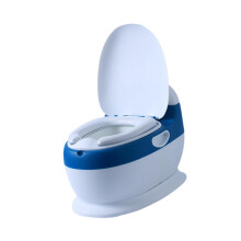Toddler Potty Training Toilet Ergonomic Non-Slip Training Seat Blue Color For Boys And Girls